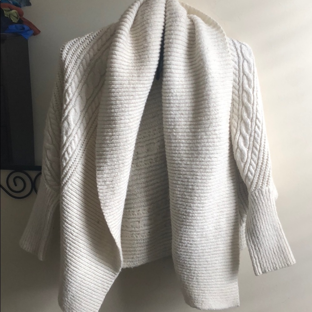 White forever 21  winter cardigan